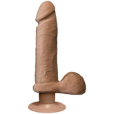 ULTRA REALISTIC VIBRATING COCK 8IN BROWN